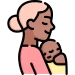 Icon representing women and child services